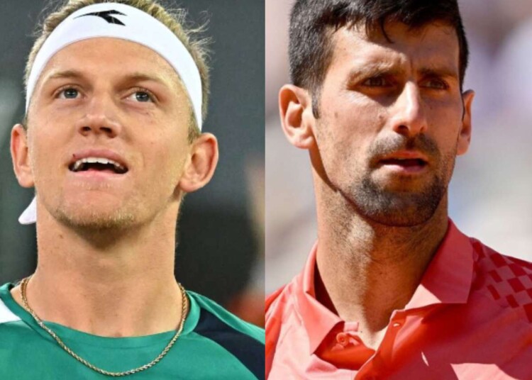 Novak Djokovic và Alejandro Davidovich Fokina (Ảnh qua CNN và ATP Tour)