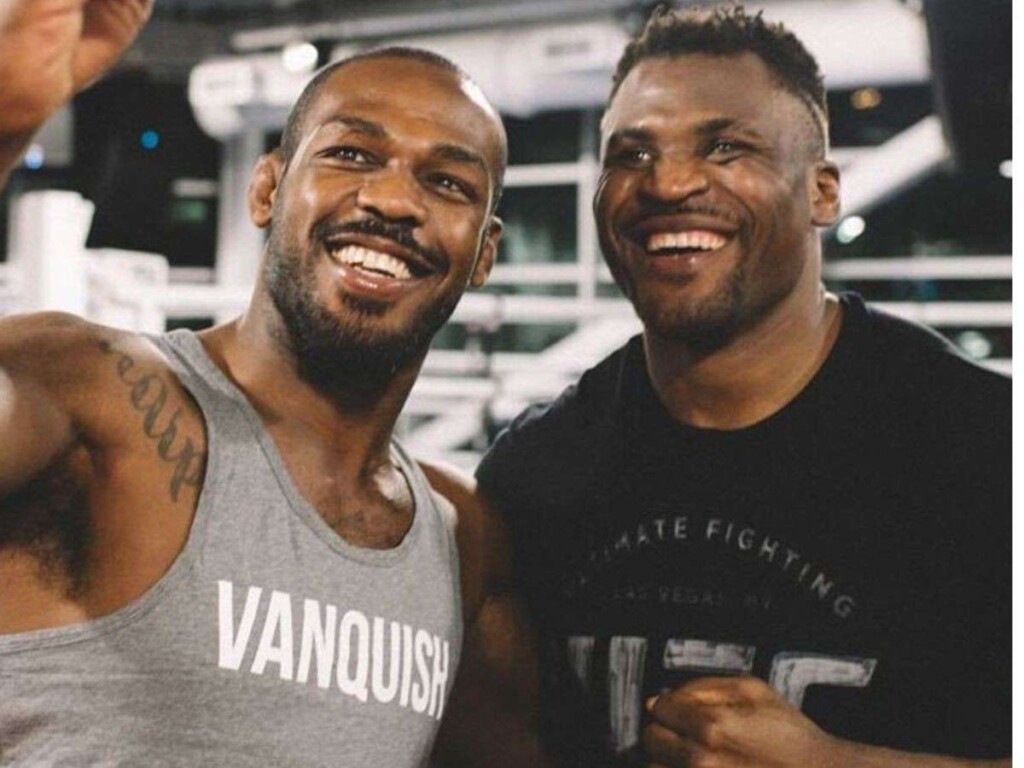 Francis Ngannou and Jon Jones (Image Courtesy: MMA Junkie)
