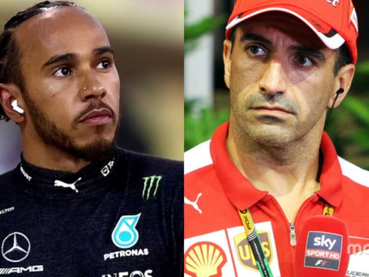 Lewis Hamilton and Marc Gene