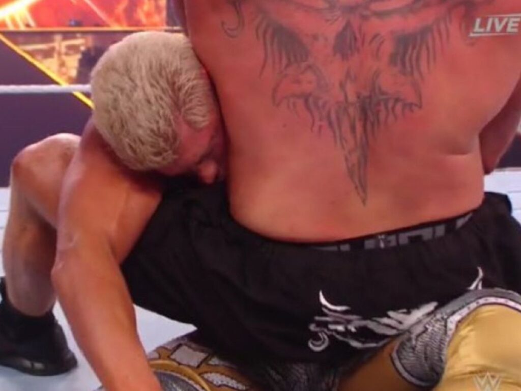 cody rhodes and brock lesnar