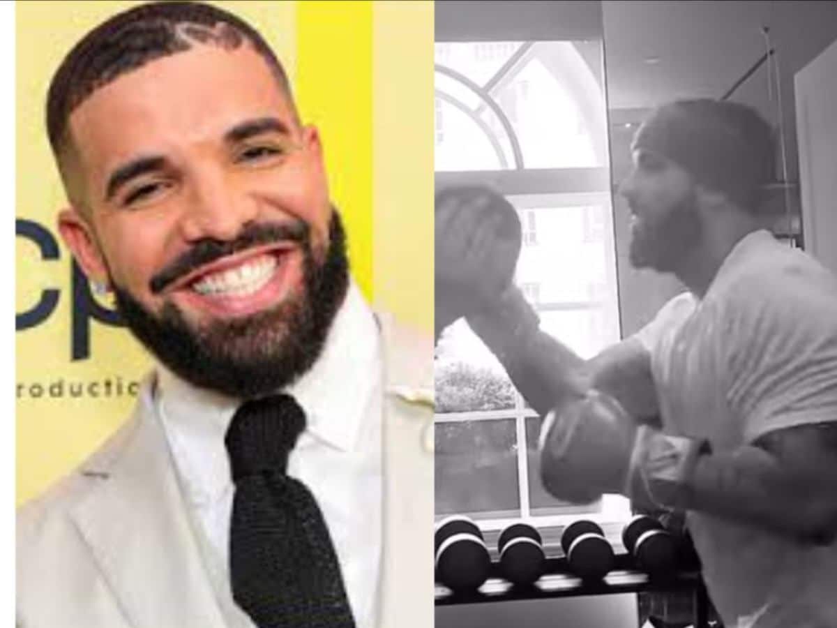 “Boxes exactly like how he raps” – Drake brutally clowned by boxing fans after ESPN re-posts rapper hitting pads