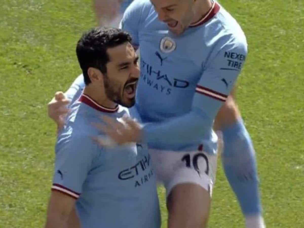 “Give us the treble already”- Fans jump in joy after Manchester City’s Ilkay Gundogan scores fastest goal in FA Cup final history