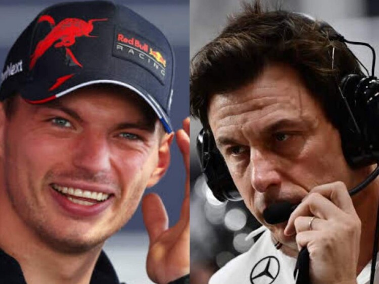 Max Verstappen and Toto Wolff