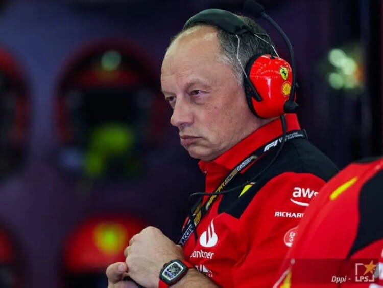 Ferrari team principal Frederic Vasseur