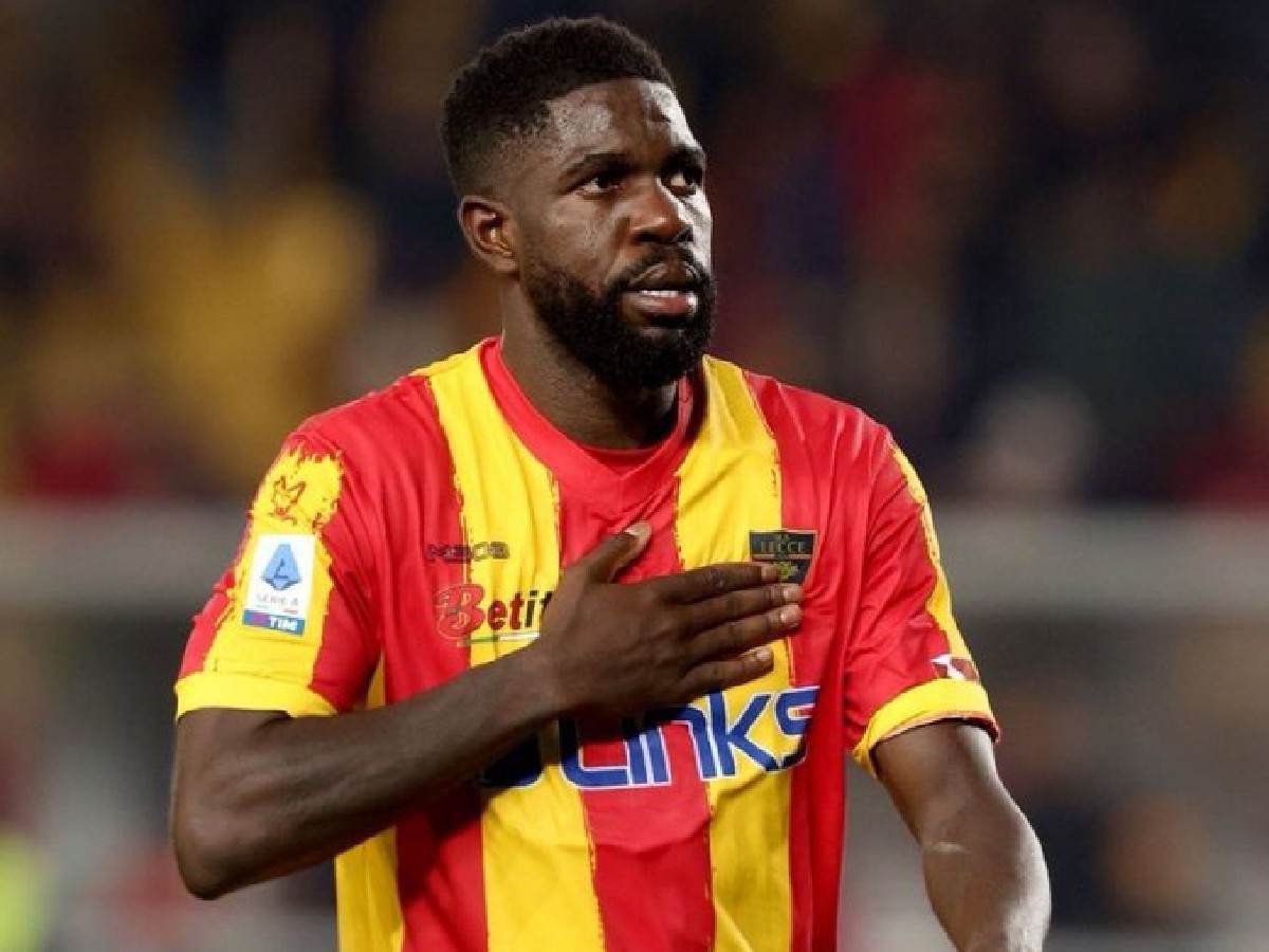 Lecce fan labels Barcelona flop Samuel Umtiti a ‘messiah,’ says the Ligue 1 club ‘wouldn’t have stayed up’ without him