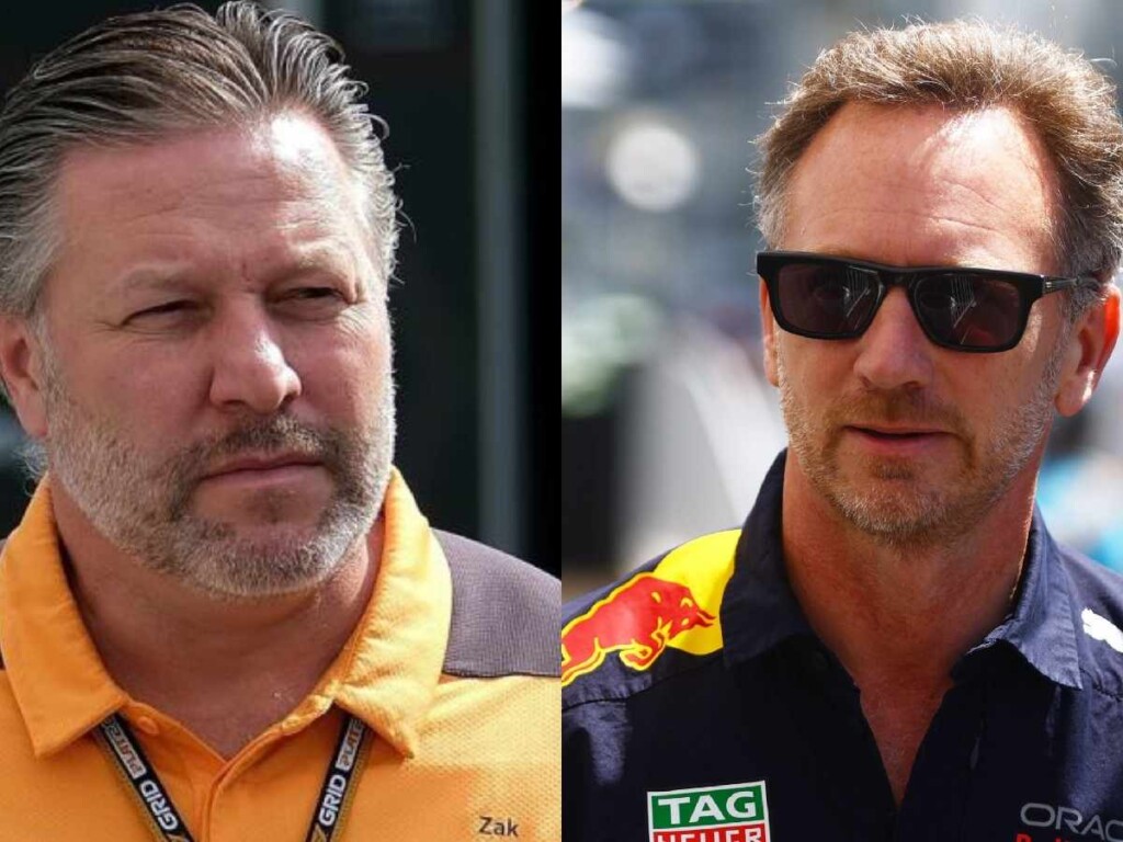 Zak Brown and Christian Horner