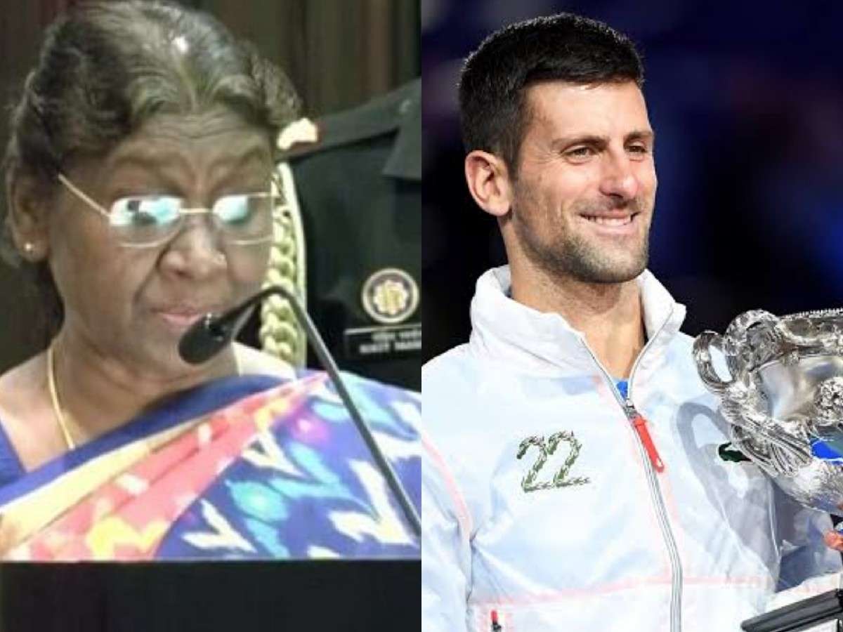 India President Droupadi Murmu praises Novak Djokovic, calls the Serb ‘role model’ and ‘inspiration’ for millions in India