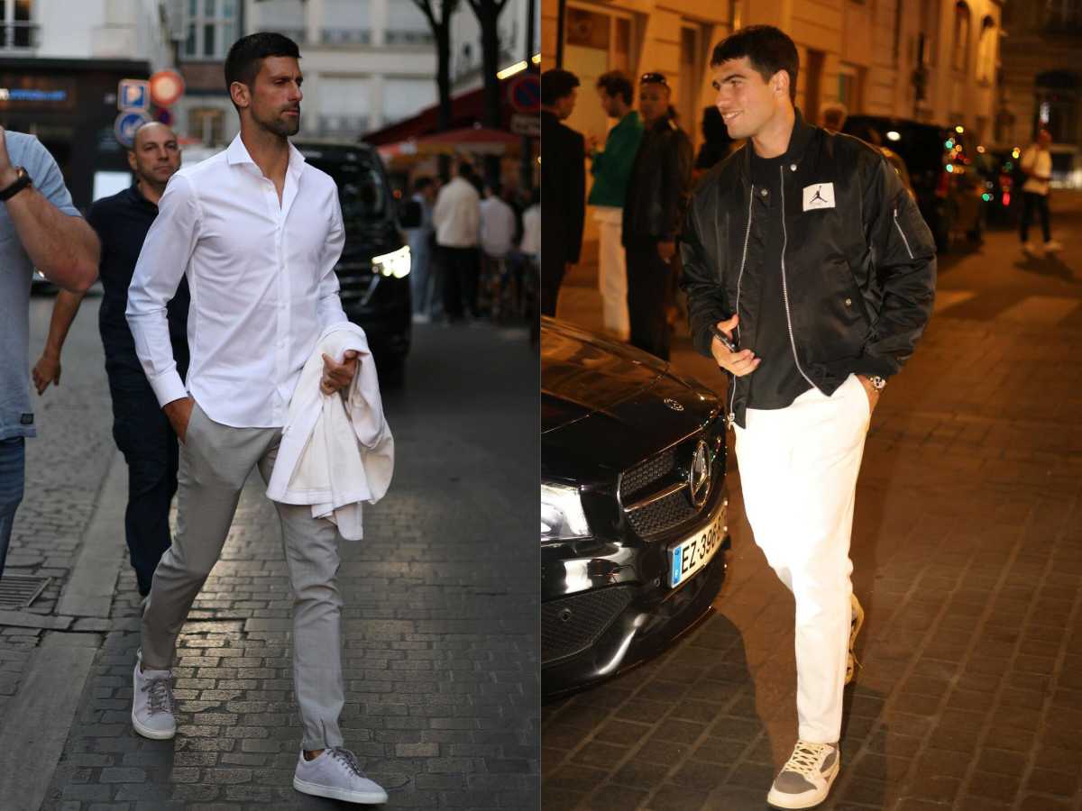 Novak Djokovic and Carlos Alcaraz spotted dining together ahead of their much awaited semi-finals clash in the French Open