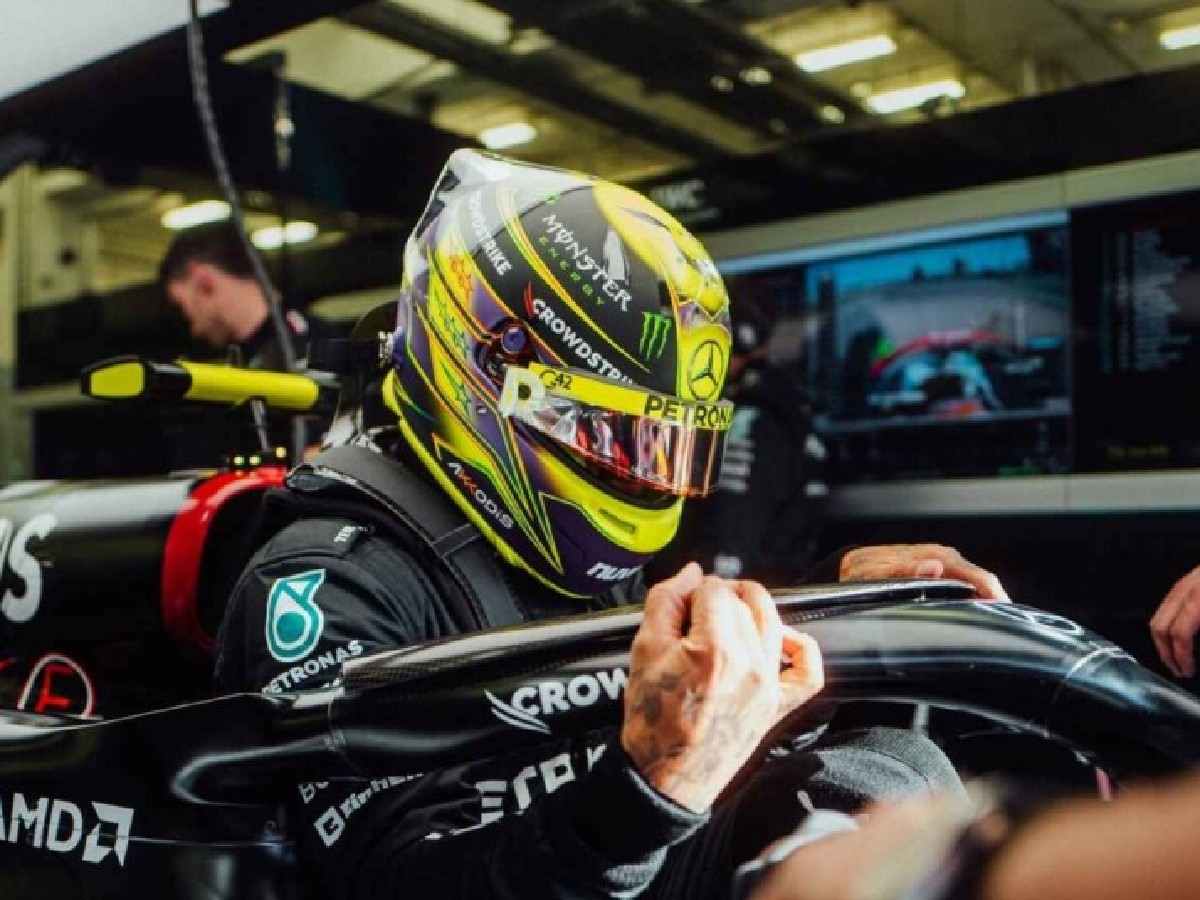 “It’s just the way it is,” Lewis Hamilton dejected with W14’s cockpit position, but finds solace in the car’s improved performance