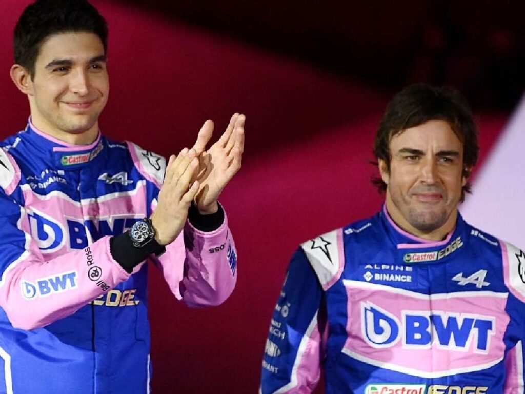 Esteban Ocon & Fernando Alonso (Image via ESPN)