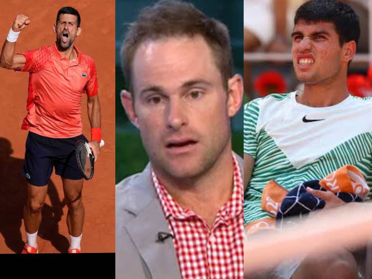 Andy Roddick LAMBASTS Novak Djokovic’s critics for his exuberant celebrations against struggling Carlos Alcaraz at the French Open semifinal