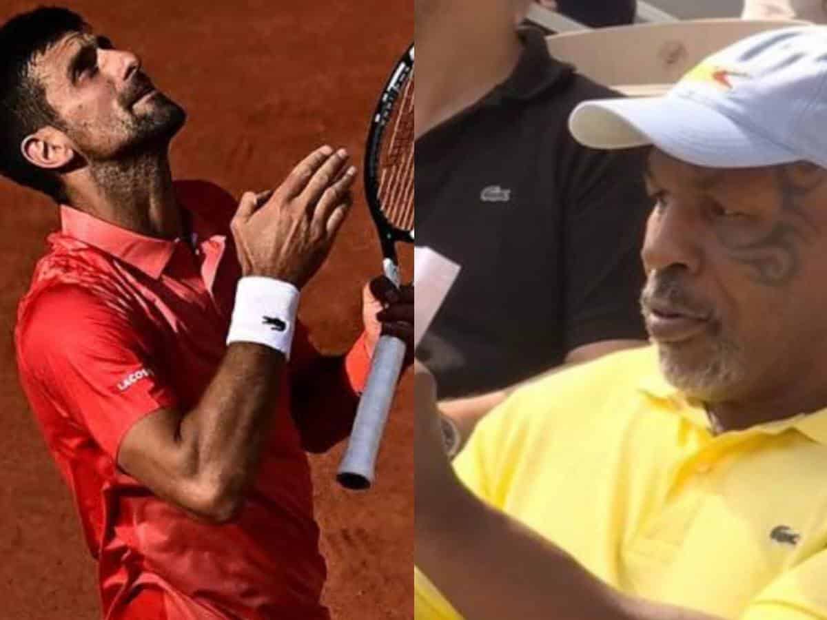 Mike Tyson marks his presence at the French Open to watch his ‘FAVORITE’ player Novak Djokovic