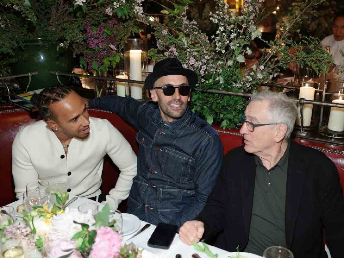 Lewis Hamilton spotted with $500 Million worth Hollywood Mega-star Robert De Niro at New York Tribeca Festival