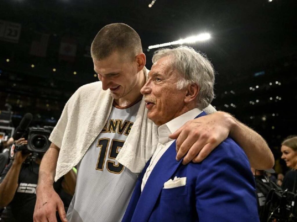 Stan Kroenke with Jokic Denver Nuggets