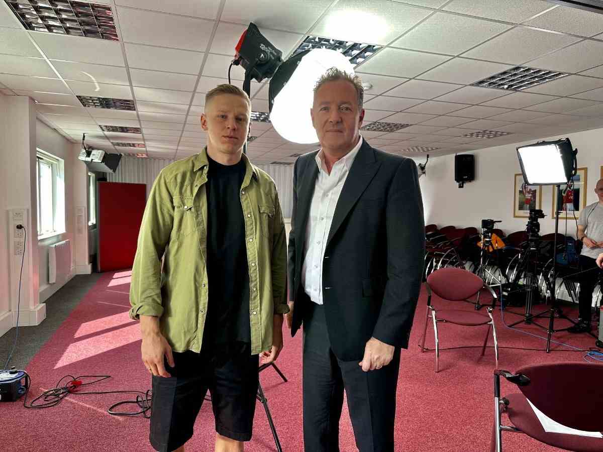 “A dreadful little berk,” Piers Morgan defends Oleksandr Zinchenko from critics after controversial interview about Russia-Ukraine conflict