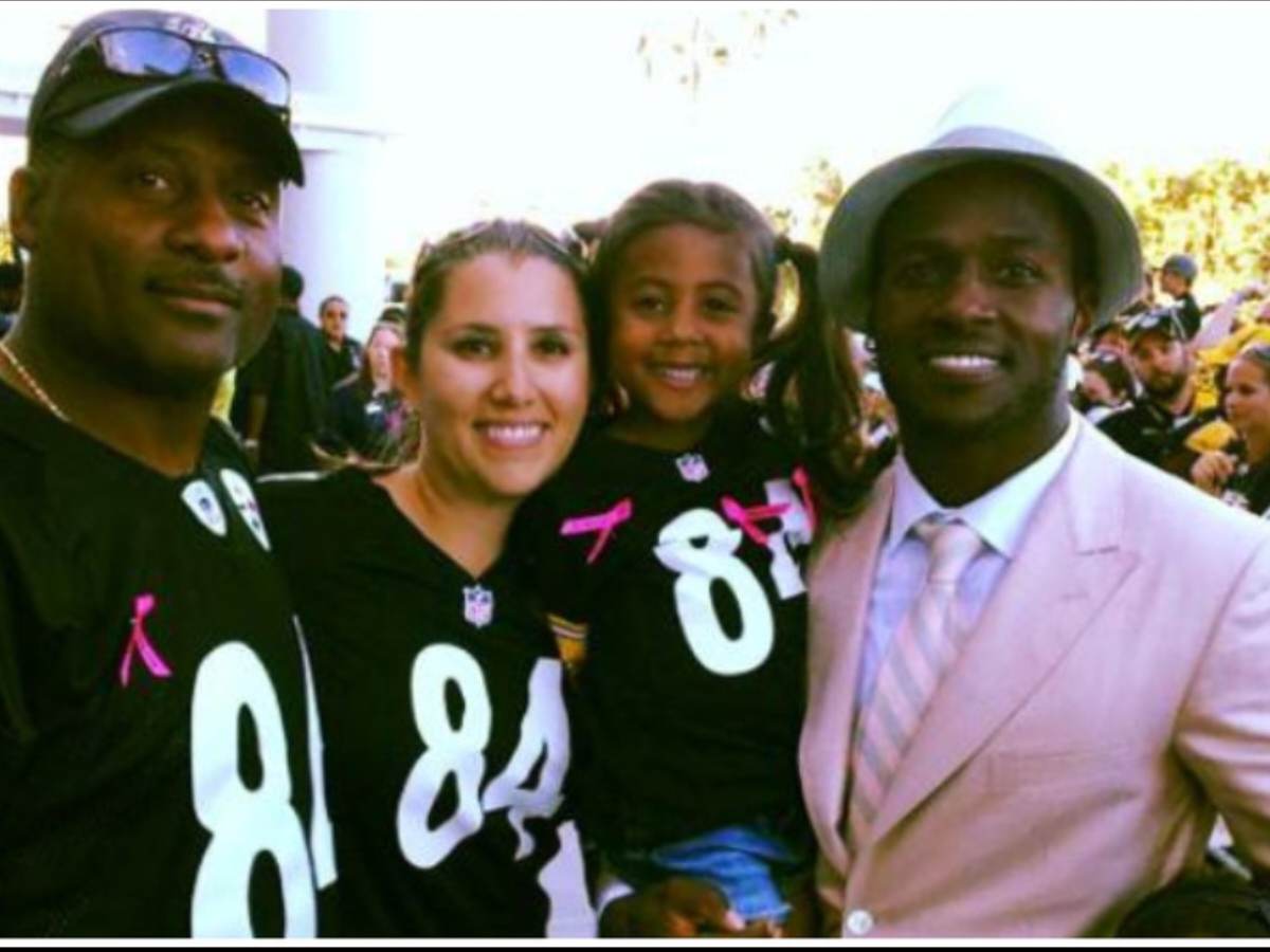 Who are Antonio Brown’s parents, Adrianne Moss and Eddie Brown?