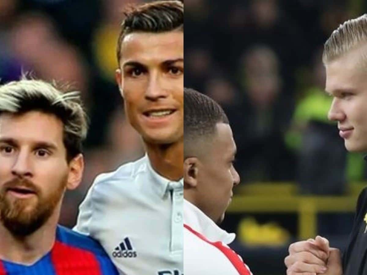 Kylian Mbappe says Lionel Messi and Cristiano Ronaldo ‘wrote history of football’ plays down rivalry with Erling Haaland