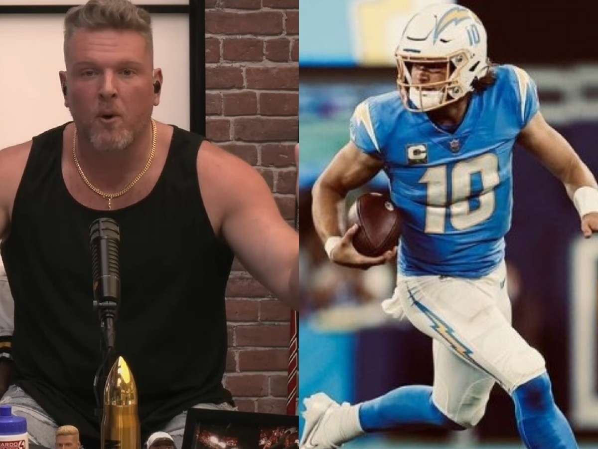 Pat McAfee rallies behind Justin Herbert by disclosing reports of Justin Herbert holding the Chargers hostage is ‘not true’