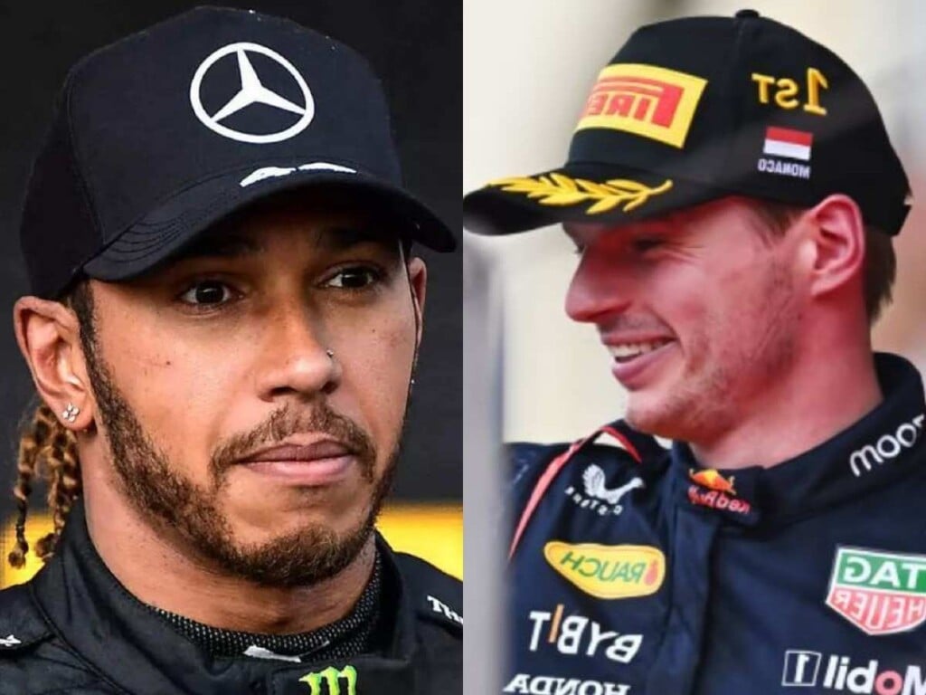 Lewis Hamilton and Max Verstappen (Credits: Daily Mail)