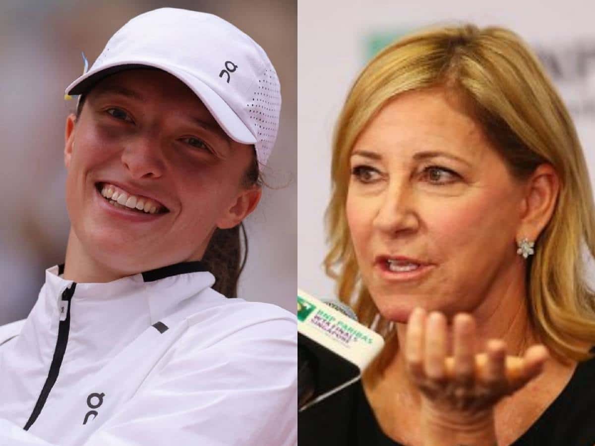 John Llyod points out the HYPOCRITICAL side of ex-wife Chris Evert when she wished Iga Swiatek to break her French Open record