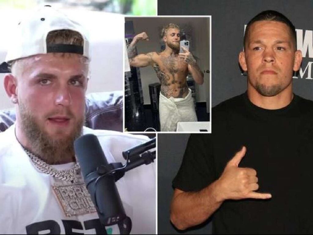 Jake Paul and Nate Diaz