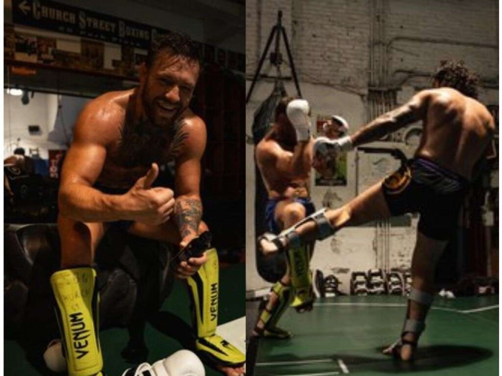 Conor McGregor and Dillon Danis Sparring (Image Courtesy: Twitter)