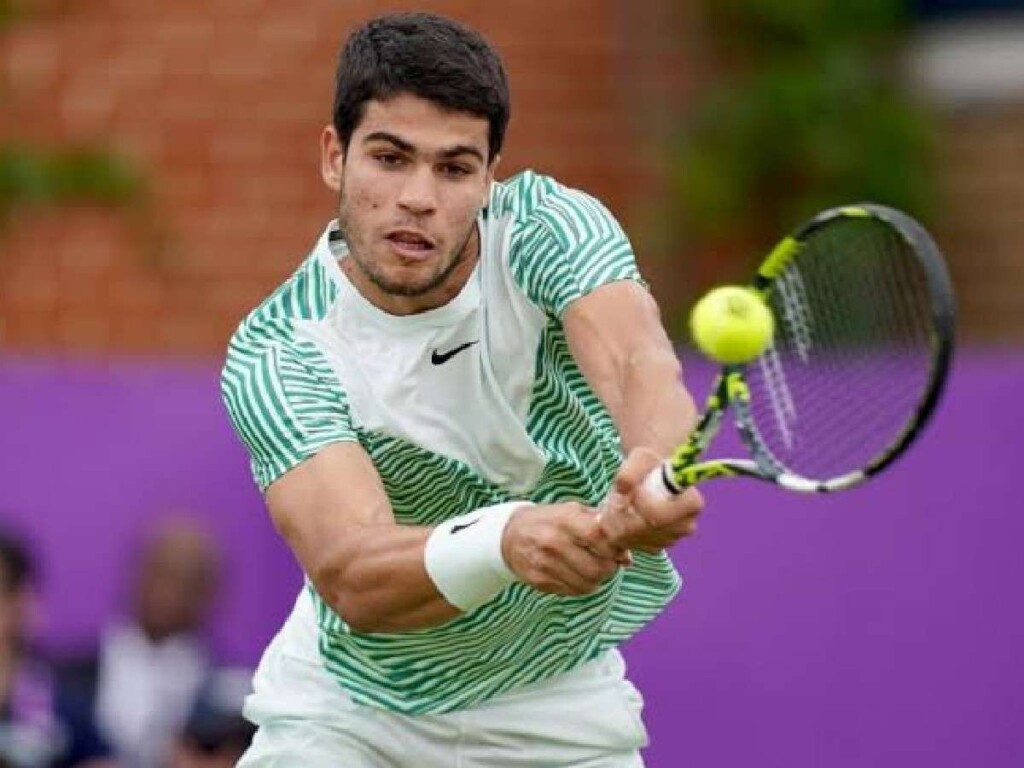 Carlos Alcaraz at Queen's Club Championships 2023