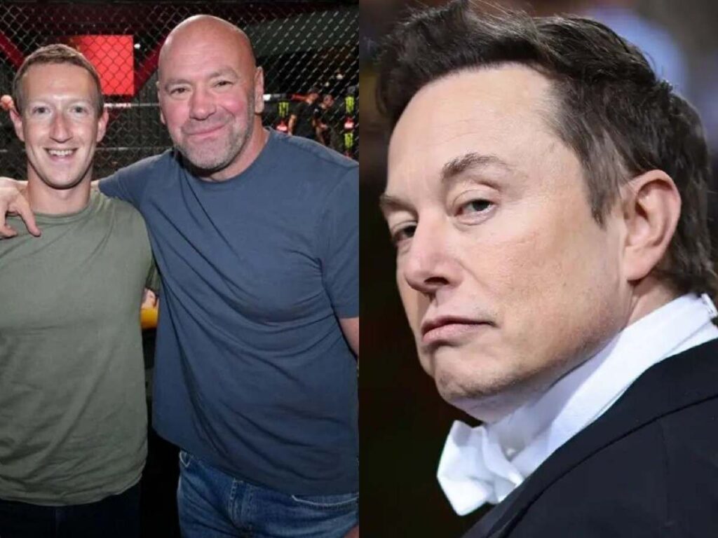 Dana White Mark Zuckerberg Elon Musk