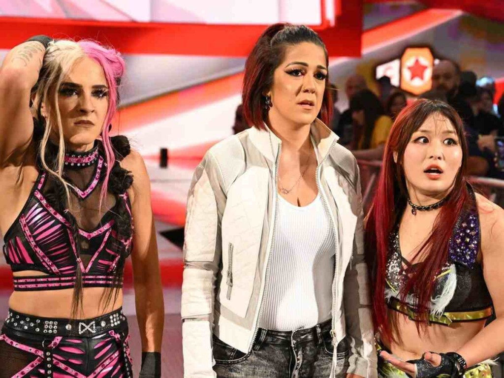 Bayley, Dakota Kai and IYO SKY on WWE Raw 