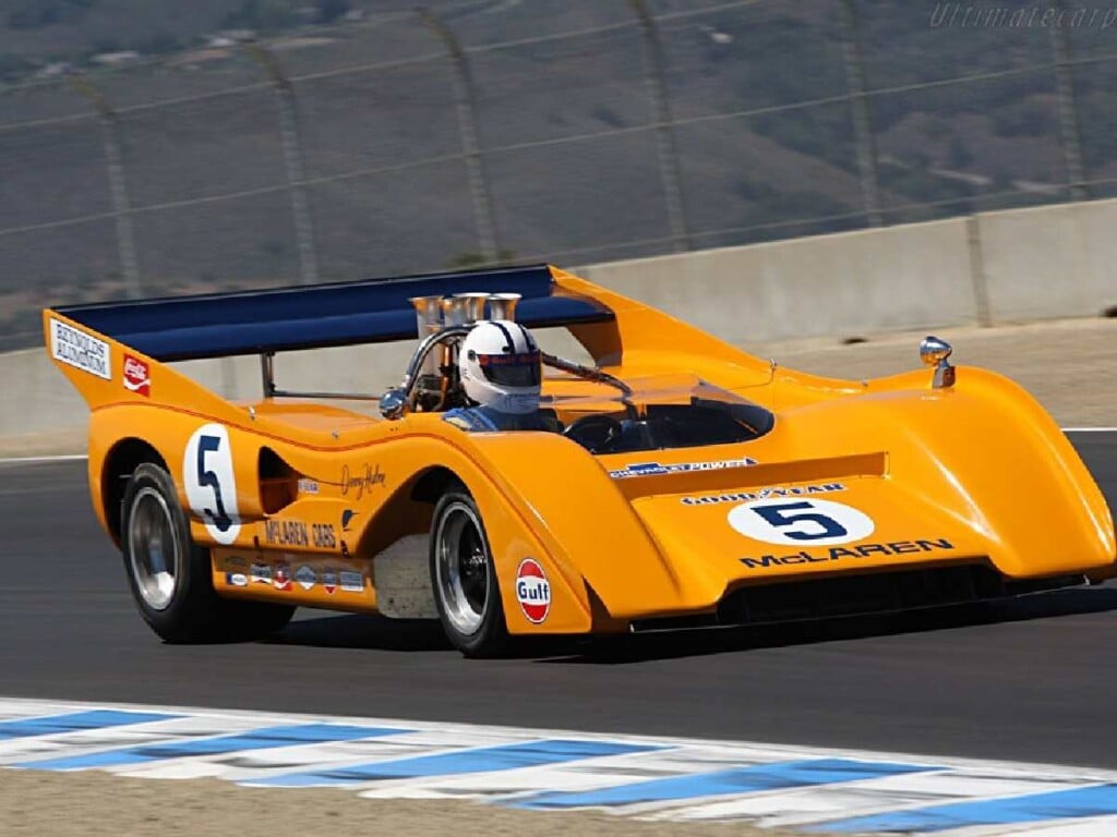 The 1971 McLaren M8F (image via ultimatecarpage.cpm)