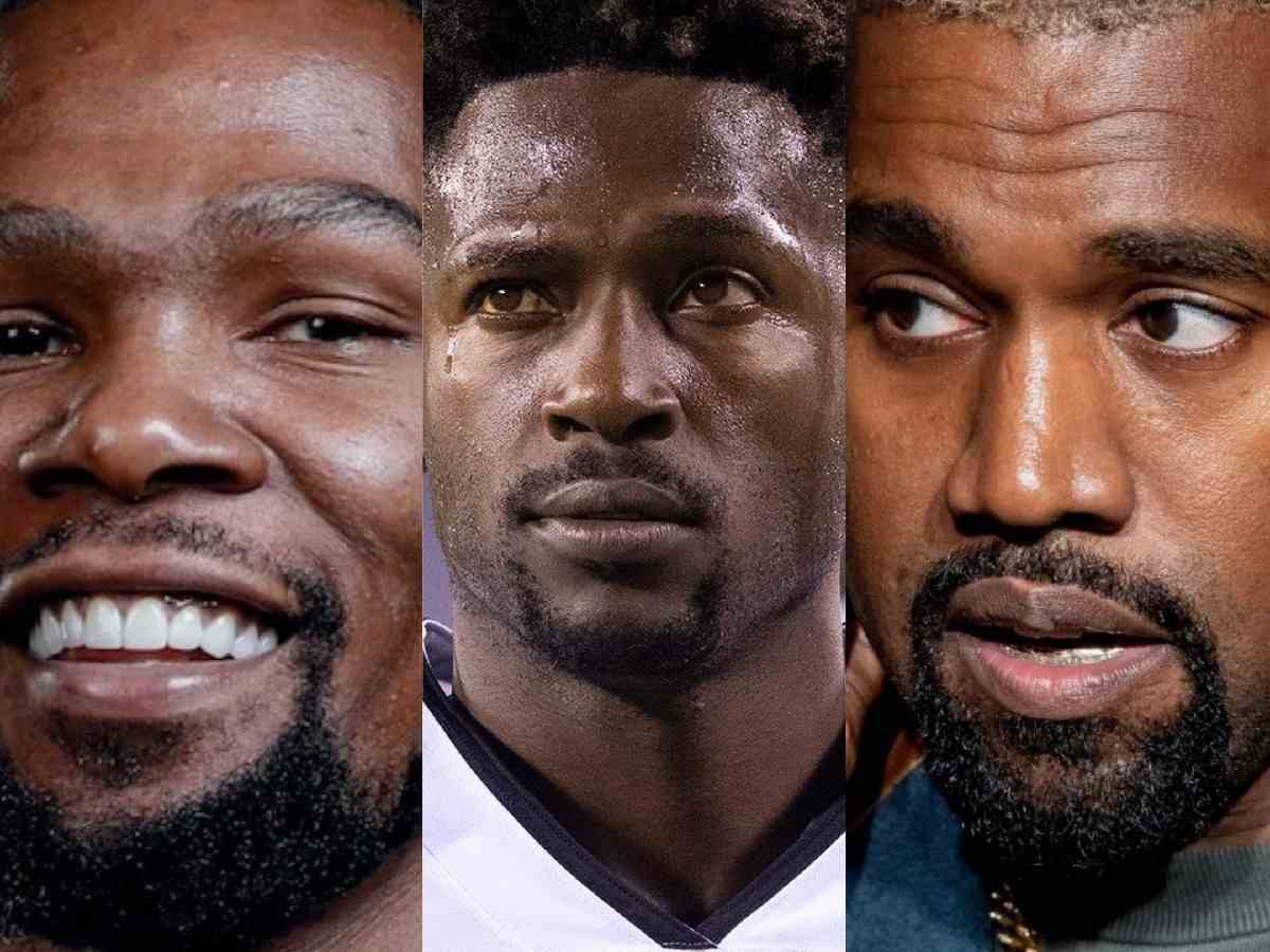 Antonio Brown discloses how Kevin Durant and Kanye West ‘had his back’ following controversial mid-game exit against the Jets