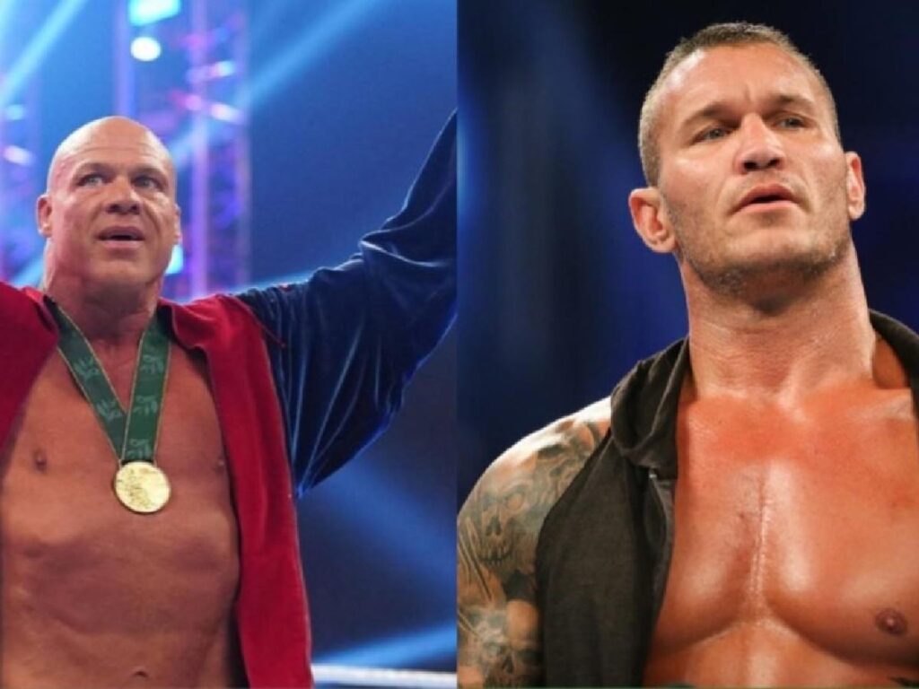 Kurt Angle and Randy Orton