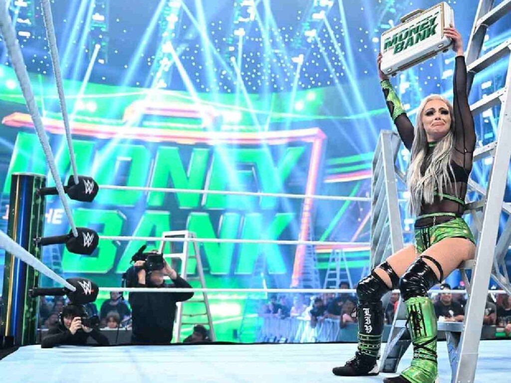 Liv Morgan as Miss. Money in the Bank last year 