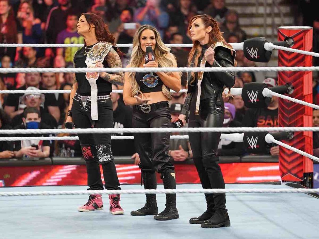 Lita, Trish Stratus and Becky Lynch on WWE Raw 