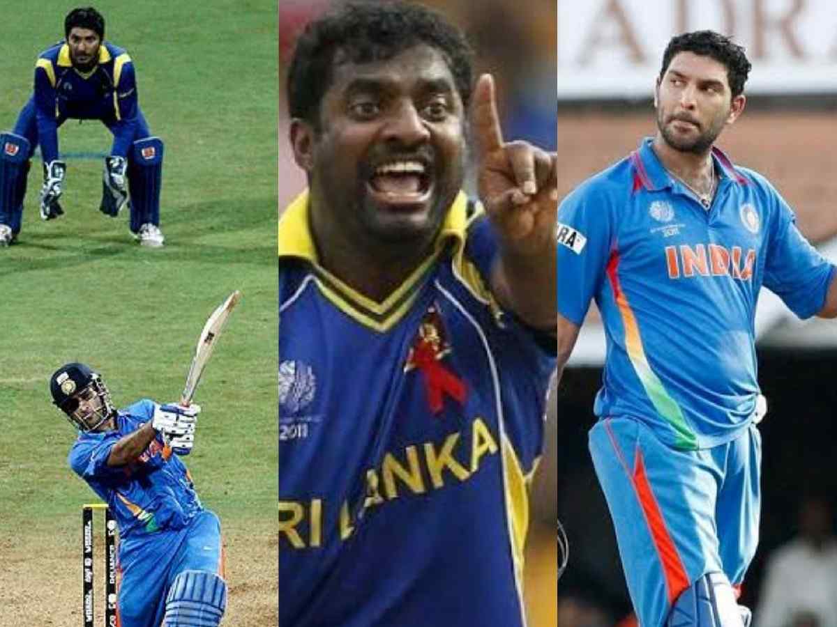 Muttiah Muralitharan reveals REAL reason why MS Dhoni promoted himself ahead of Yuvraj Singh during the 2011 ODI World Cup Final