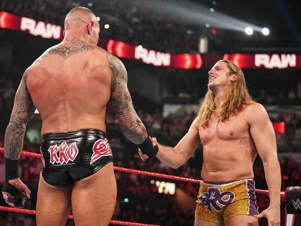 Randy Orton and Matt Riddle on WWE Raw 