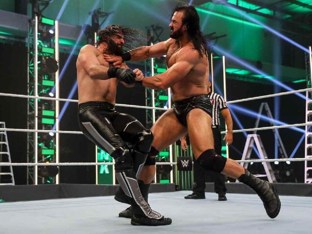 Drew McIntyre vs. Seth Rollins at Money in the Bank 2020