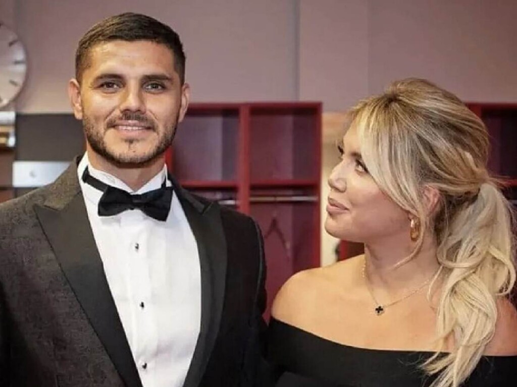 Mauro Icardi and Wanda Nara 