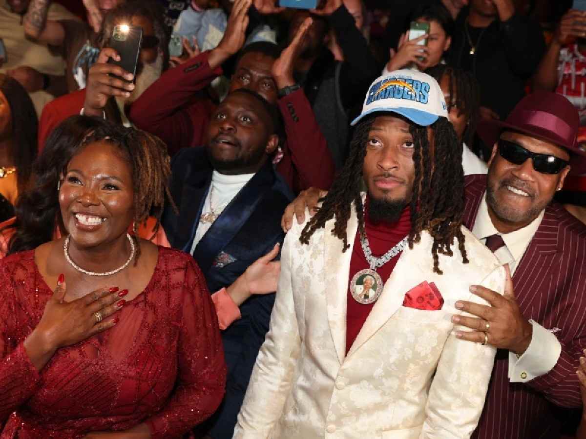 “She can retire!” Rookie WR Quentin Johnston keeps his Draft night promise as his mother retires from the VA Hospital after 24 years of service