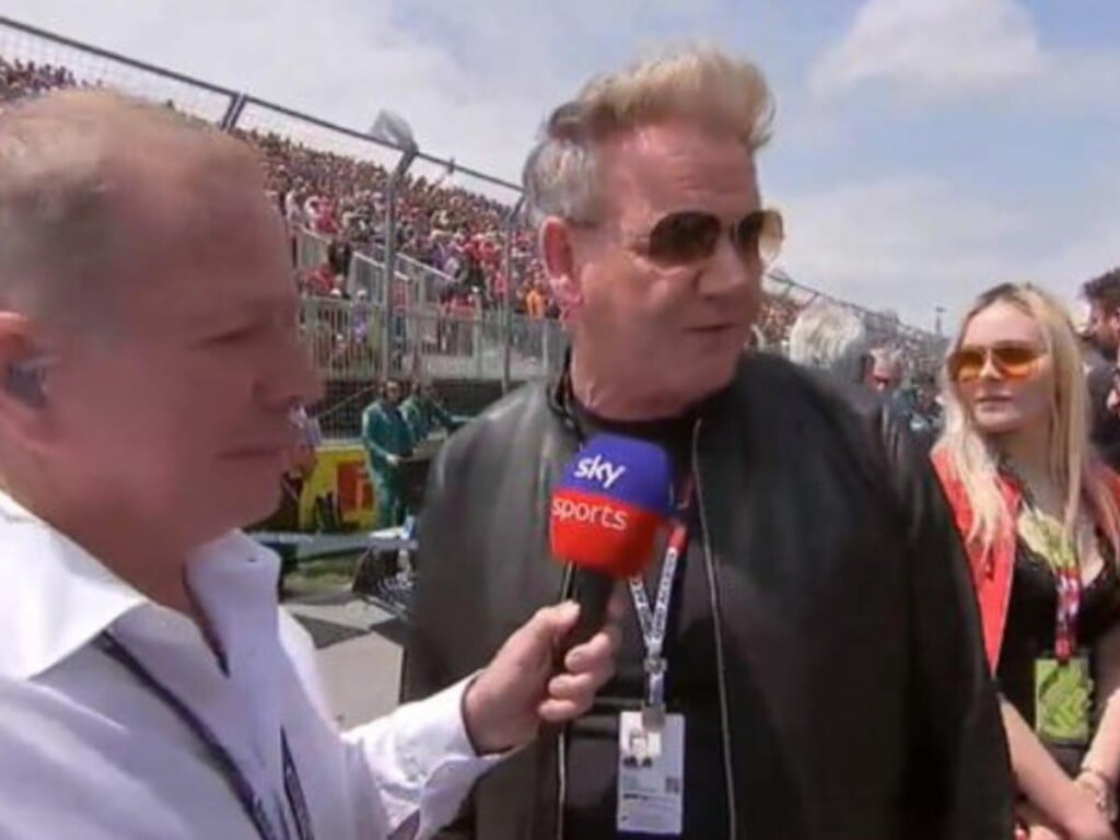 Martin Brundle and Gordon Ramsay (Credits: ESPN)