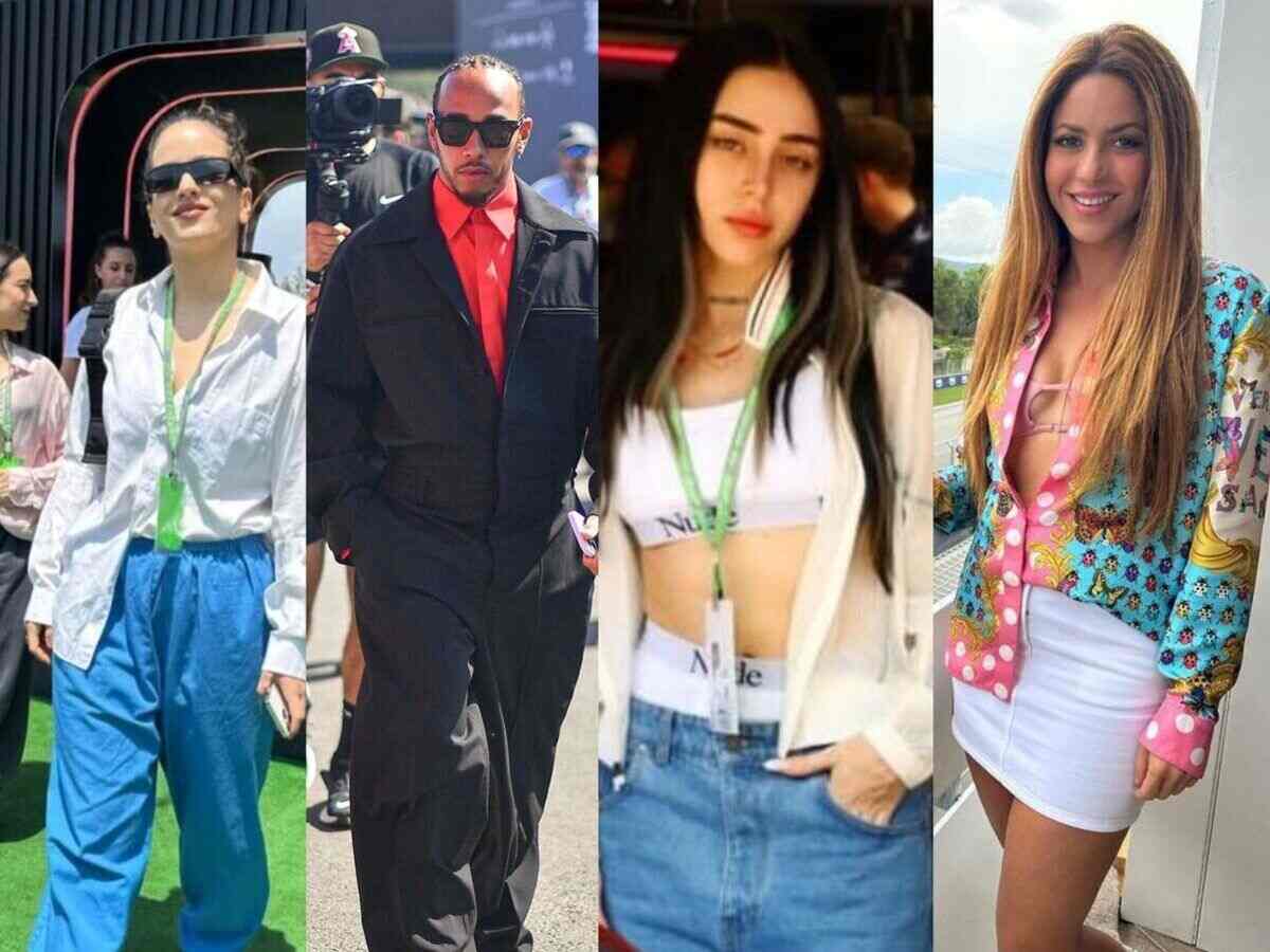 $285 Million worth Lewis Hamilton’s ‘Latina dream’ might come true as South American female celebs flock the F1 paddock at the Spanish GP