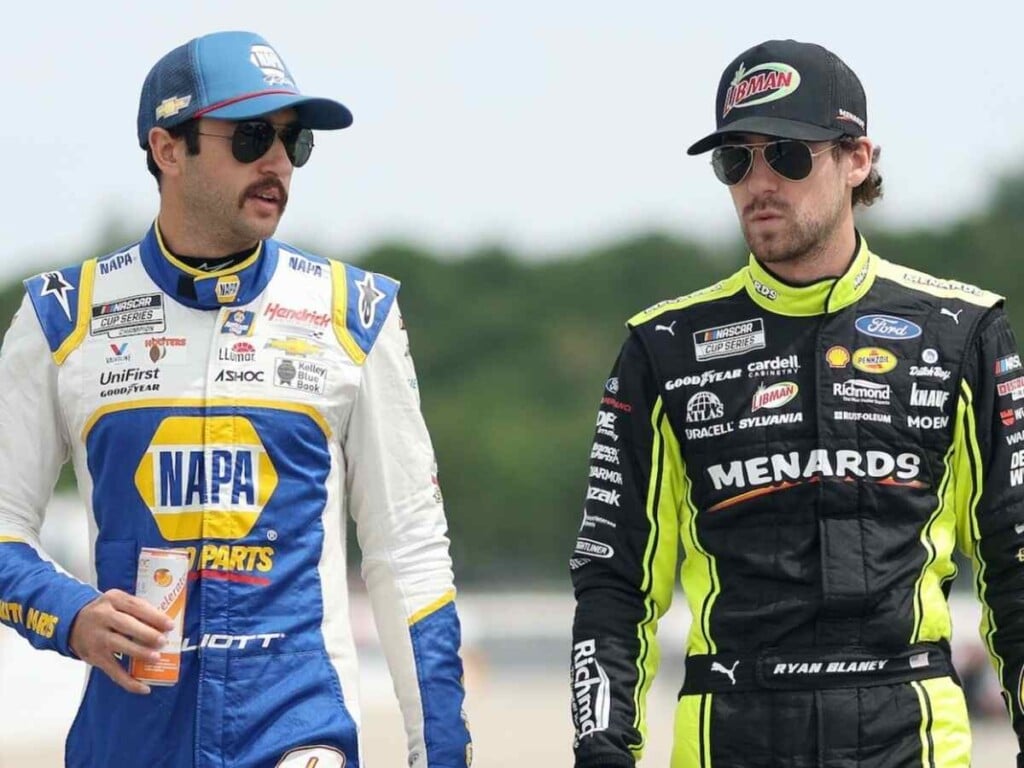 Ryan Blaney and Chase Elliott