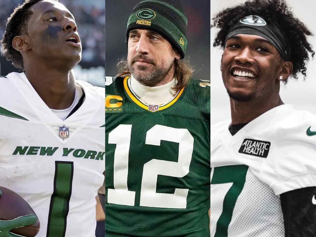 Aaron Rodgers sees tremendous potential in Sauce Gardner and Garrett Wilson to become the best at their positions in the NFL