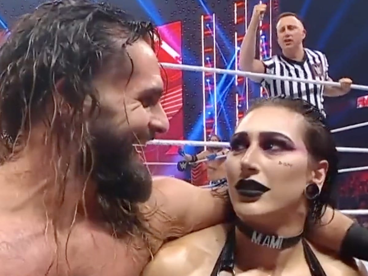 Seth Rollins hopes Rhea Ripley’s real-life boyfriend, Buddy Matthews, ‘isn’t offended’ by him for putting his arm around her neck on RAW