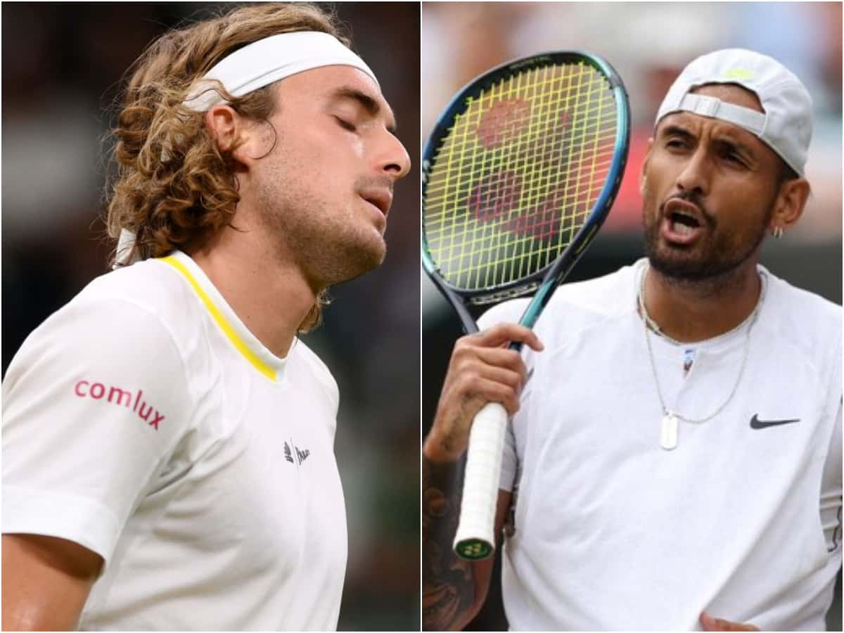 Nick Kyrgios labels Stefanos Tsitsipas ‘SOFT’ for complaining and calling the Aussie a ‘bully’ after their fiery Wimbledon clash