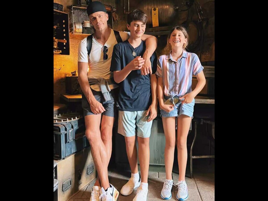 Tom Brady and his kids 