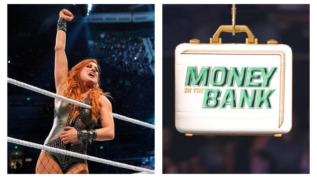 Becky Lynch and Money in the Bank briefcase