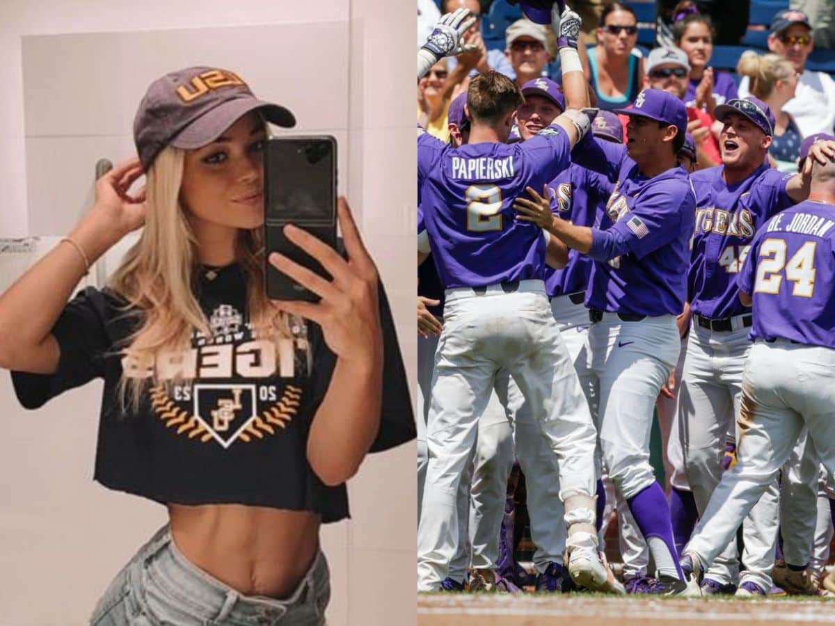 LSU superstar Olivia Dunne unleashes passionate support for LSU baseball team with epic mirror selfie shaking social media