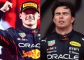 Max Verstappen and Sergio Perez (Credits: The Guardian and MSN)