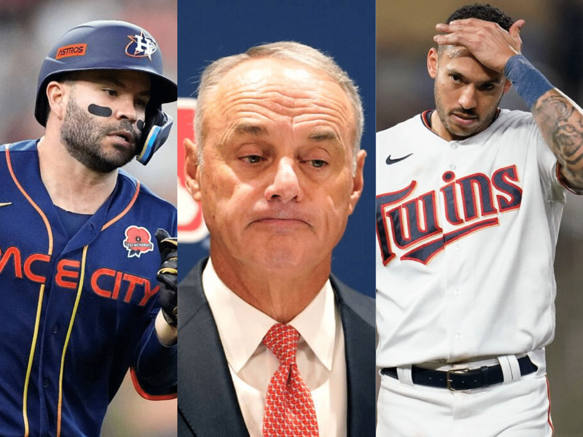 MLB Commissioner Rob Manfred REGRETS not taking disciplinary action against Jose Altuve, Carlos Correa, and other players during Astros sign-stealing scandal